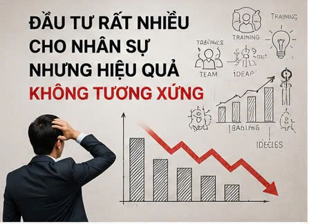 Vì sao doanh nghiệp đầu tư rất nhiều cho nhân sự nhưng hiệu quả không tương xứng?
